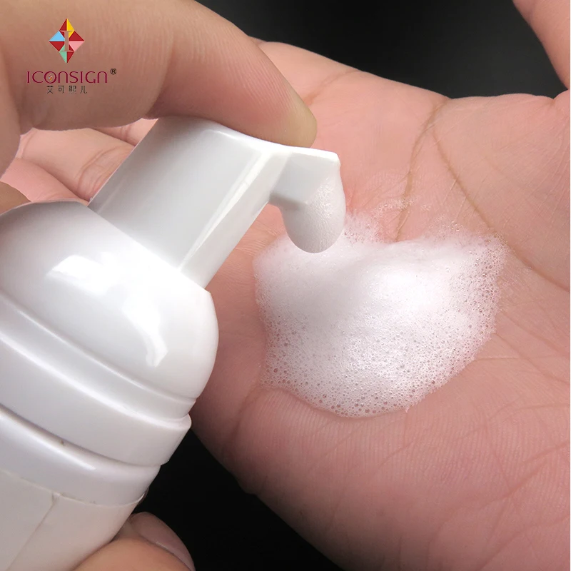 Wholesale 20 bottles/lot ICONSIGN 60 ml/ bottles Foam Cleanser Face Cleansing Very soft to skin Welcome OEM Eyelash Makeup tools