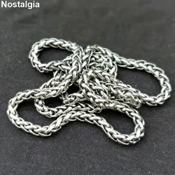 Nostalgia 1pcs Dia 3MM Antique Bronze Plated Chain Necklace Wholesale Lots Bulk Diy Jewelry Accessories 60CM Length