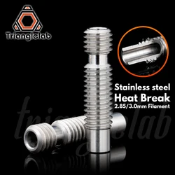 C Trianglelab 3.0MM All Metal heat break for V6 HOTEND Vocano heater block 2.85/3.0MM Filament 3D printer accessories