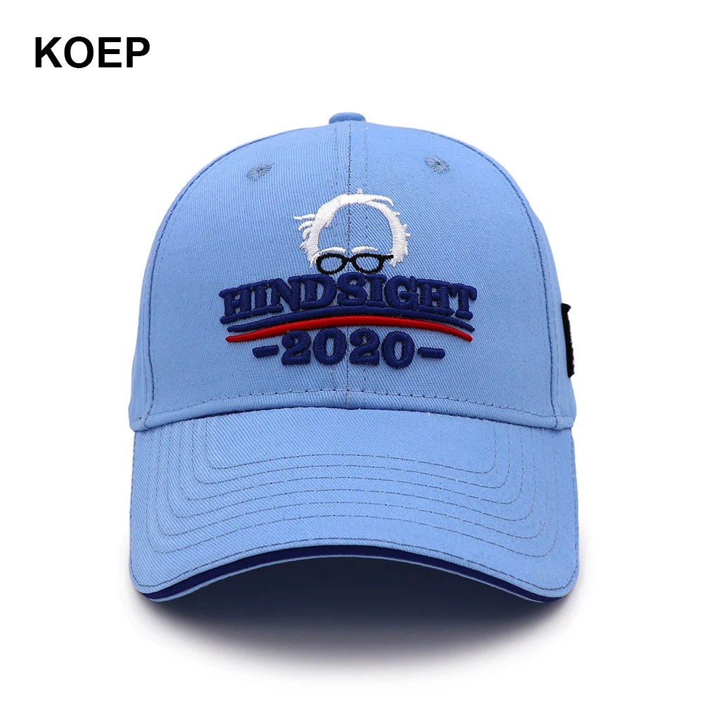 KOEP Bernie Sanders 2020 Cap USA Flag Baseball Caps Keep America Great Snapback Hat 3D Embroidery Star Letter Hindsight Hats