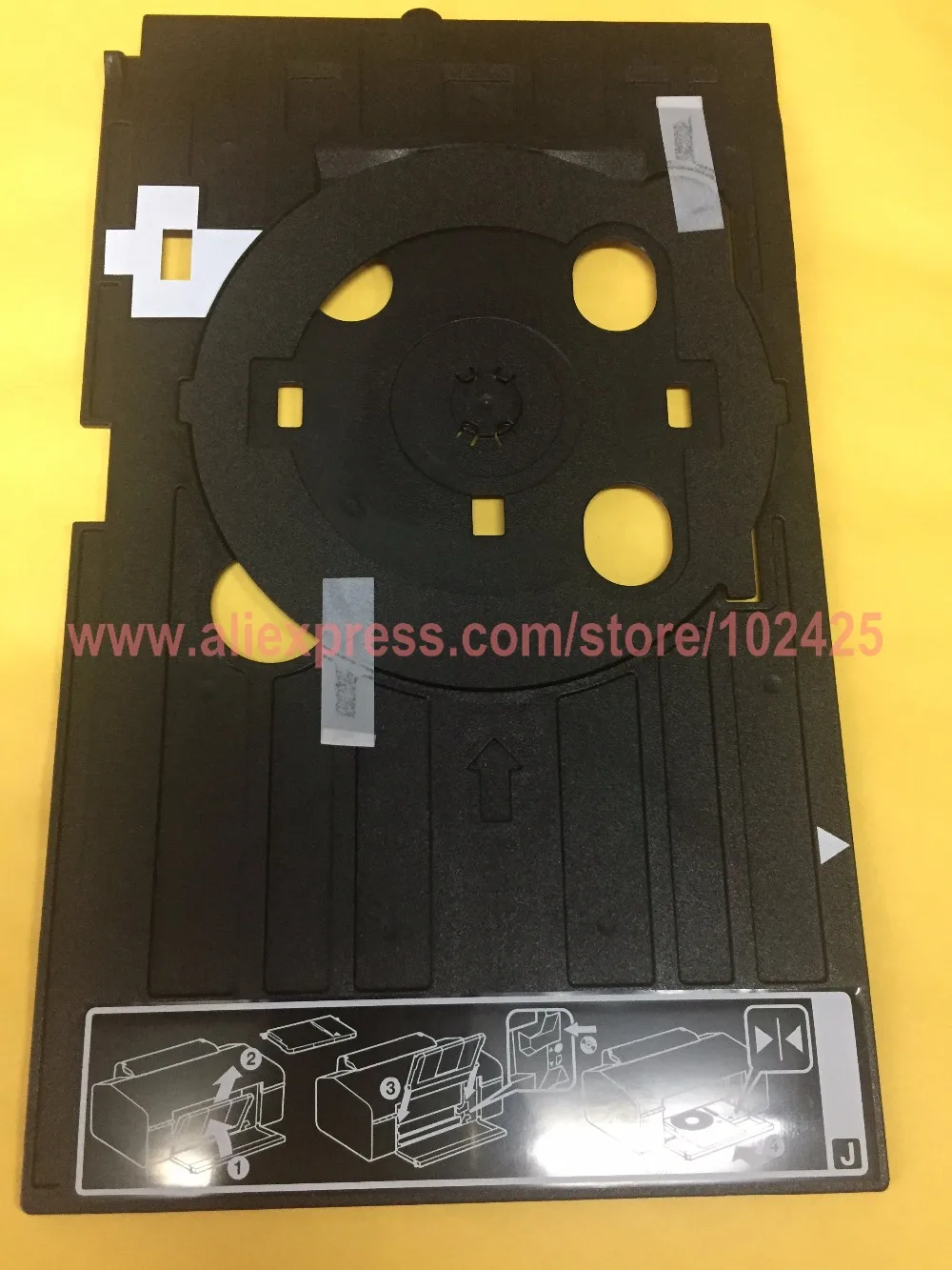 T50 New Inkjet printer CD DVD Tray For Epson T50 T60 P50 L800 L810 R290 L801 R330 R380 R390 RX680 CD DVD Tray printer