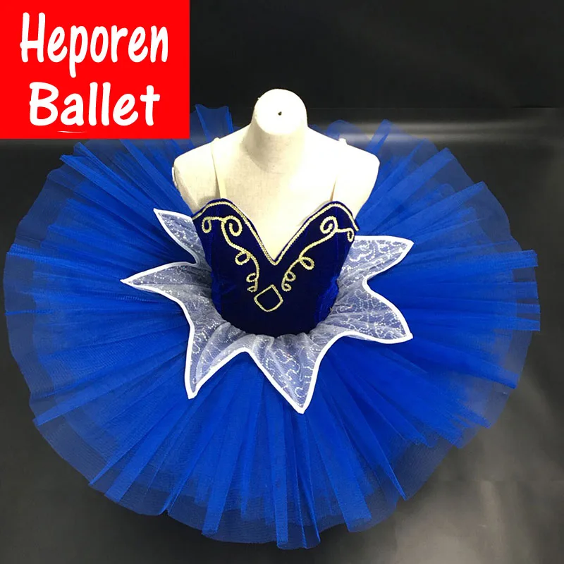 Customized Girl Navy Blue 10 Layers Ballet Dresses Dance Leotard Ballet Tutu,Best Selling Anna Shi Classical Spandex Stage Skirt