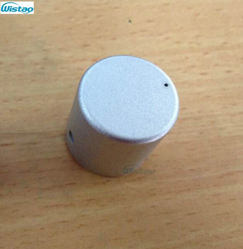 IWISTAO Solid Potentiometer Knob Whole Aluminum HIFI Amplifier Outer Diameter 26mm High 28mm ID 6mm Silver DIY