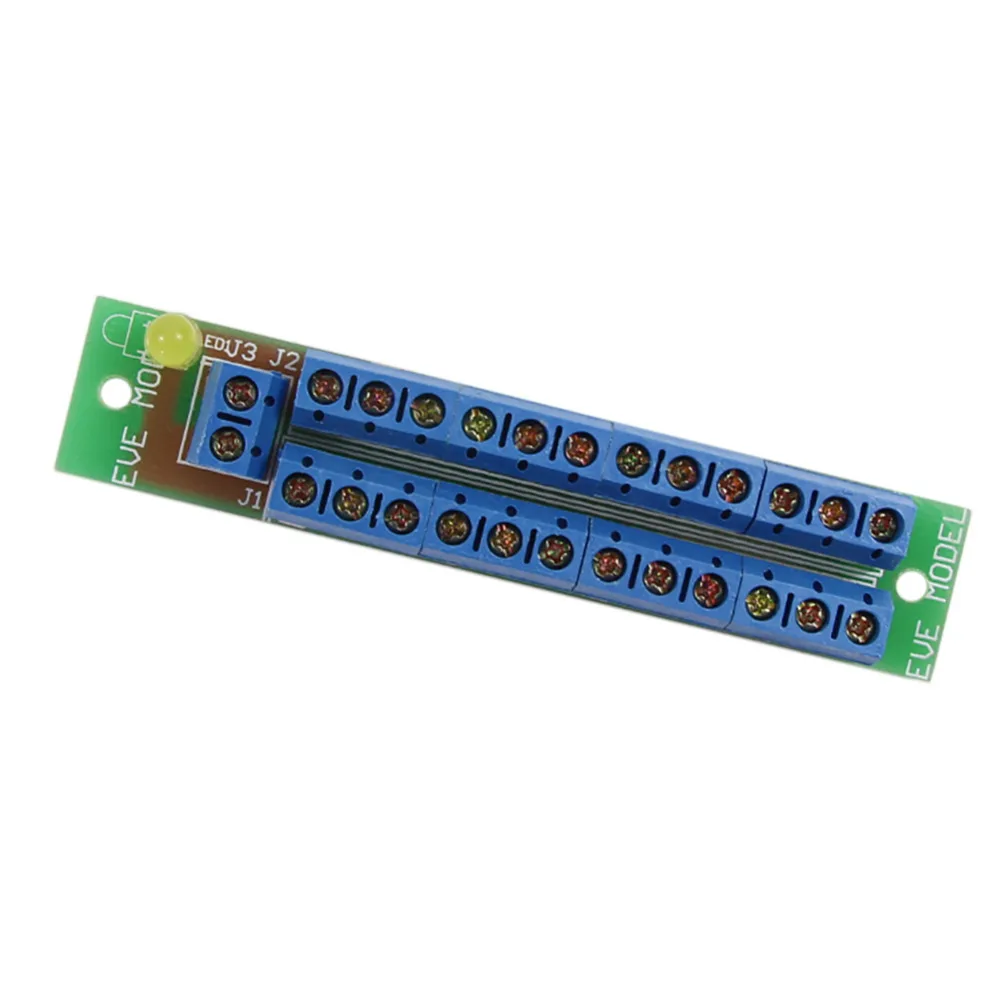 Evemodel 1 zestaw tablica rozdzielcza zasilania z diodami led stanu dla napięcia DC i AC PCB001