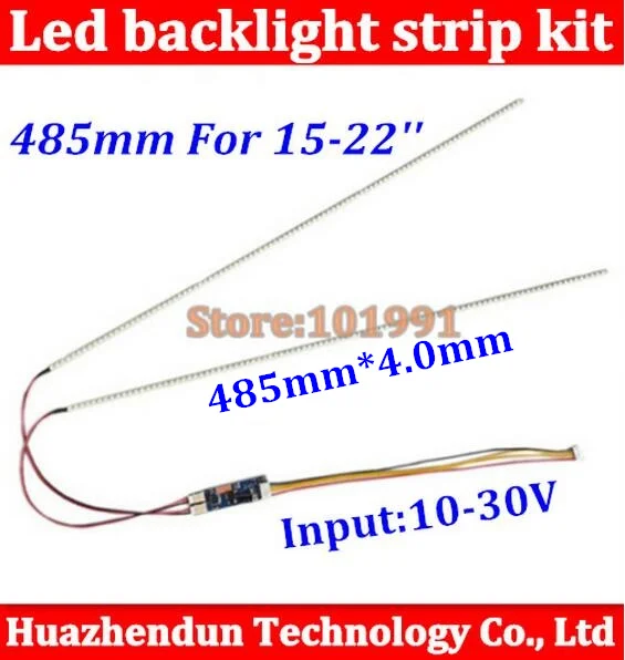 

50PCS/LOT 485mm LED Backlight lamp Strip Kit Adjustable brightness,Update Your 22" 22 inch CCFL LCD Screen to LED