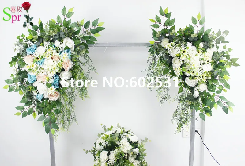 

SPR new arrival wedding arch flower table runner flower wall stage backdrop decorative artificial flower wholesale