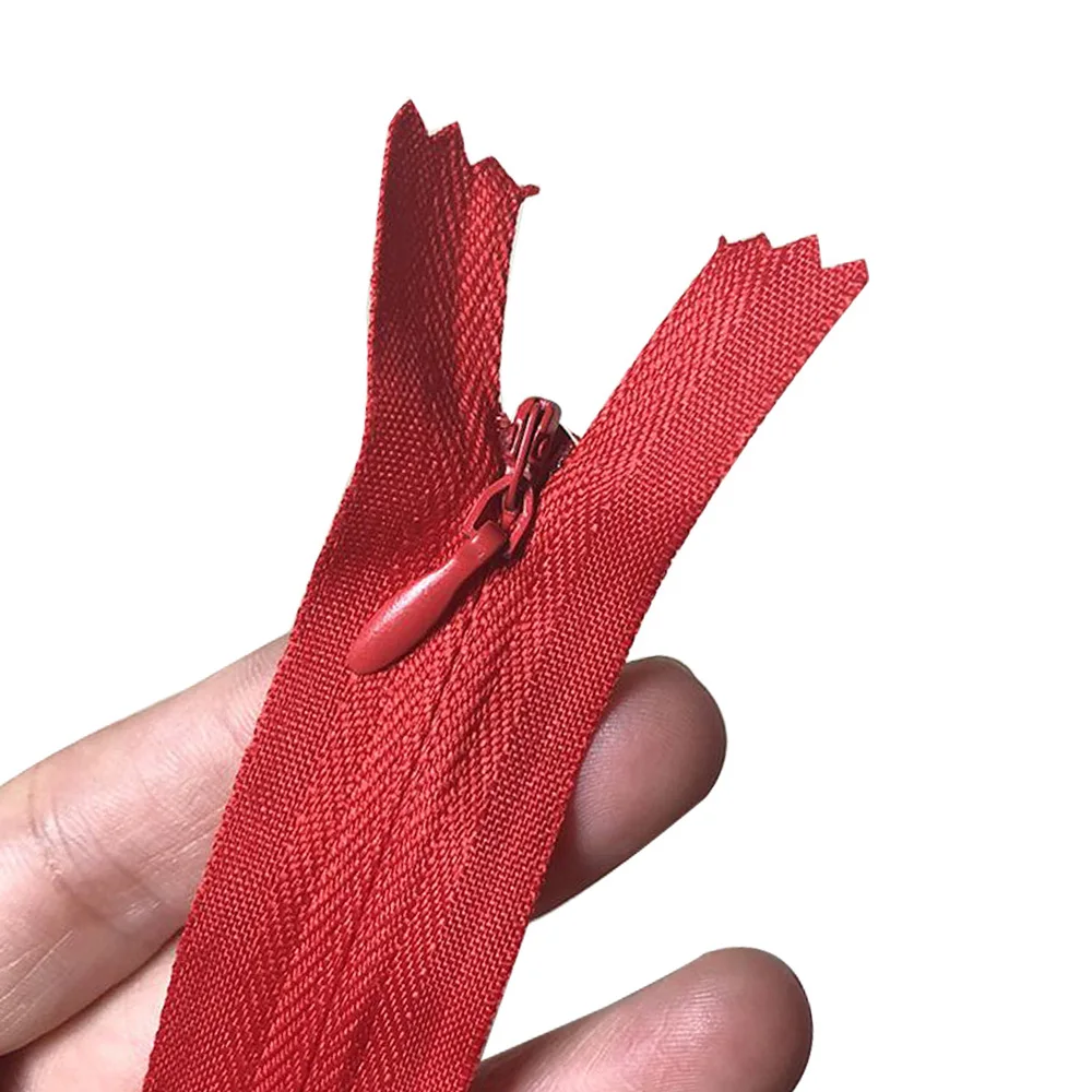 20cm invisible zippers for inner bags hidden zips for clothing packet 20cm zipper invisible in shoes sewing accessories handwork