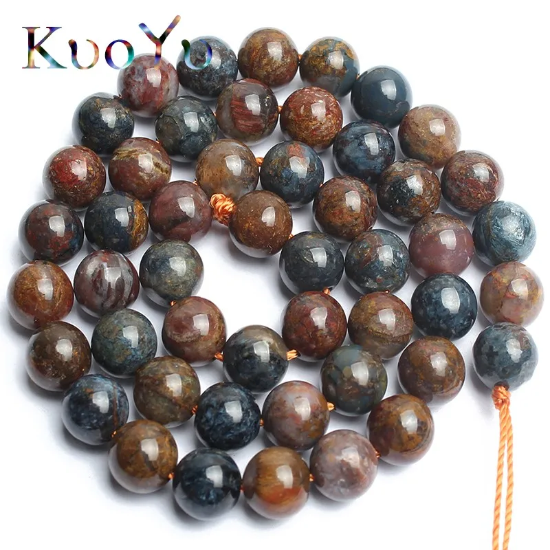 

Natural Brown Pietersite Gem Stone Beads Round Loose Spacer Beads For Jewelry Making 15"Inch 6/8/10/12mm DIY Bracelets Necklace