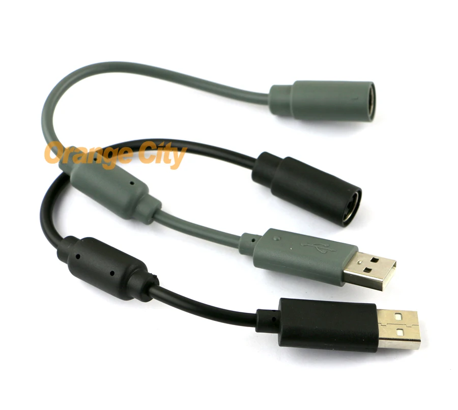 ChengChengDianWan 30pcs/lot USB Breakaway Connection Cable Cord Adapter for xbox360 Xbox 360 Wired Controller Cable