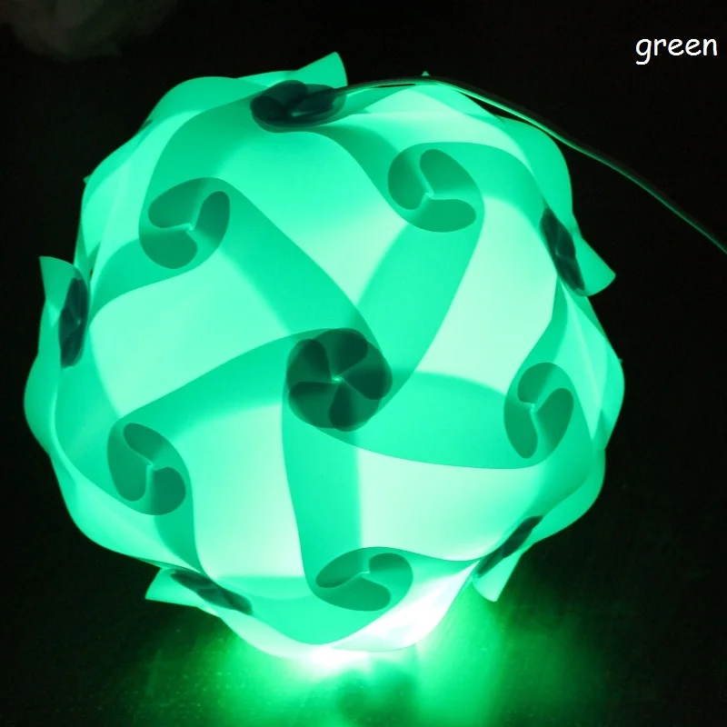 50sets  IQ light puzzle lamp medium size diameter 30cm 8 color for choice prompt delivery lin4090