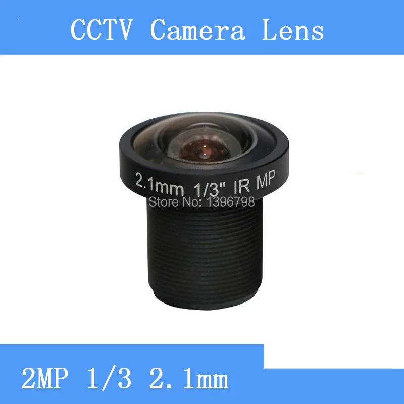 

PU`Aimetis Surveillance Camera HD 2MP 2.1mm fixed focus lens thread M12 170-degree wide-angle lens CCTV Lens