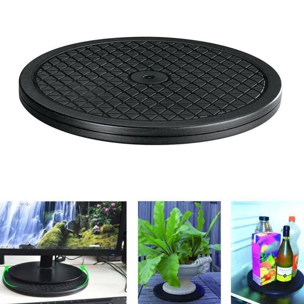 360-Swivel Multipurpose Rotating Turntable Lazy Susan Kitchen Cake Food 220 lb Capacity Dual Ball Bearings Dropshipping