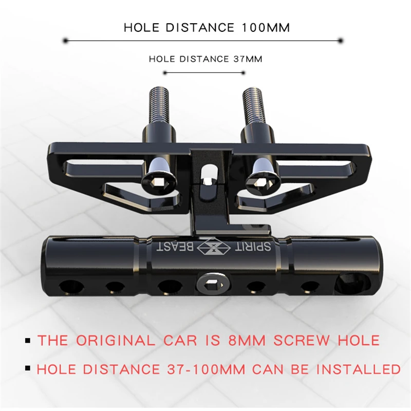 Motorcycle Scooter Handlebar Stent Modified Decorative Pressure Code Mobile Stent Multifunctional Light Bracket Compression Code