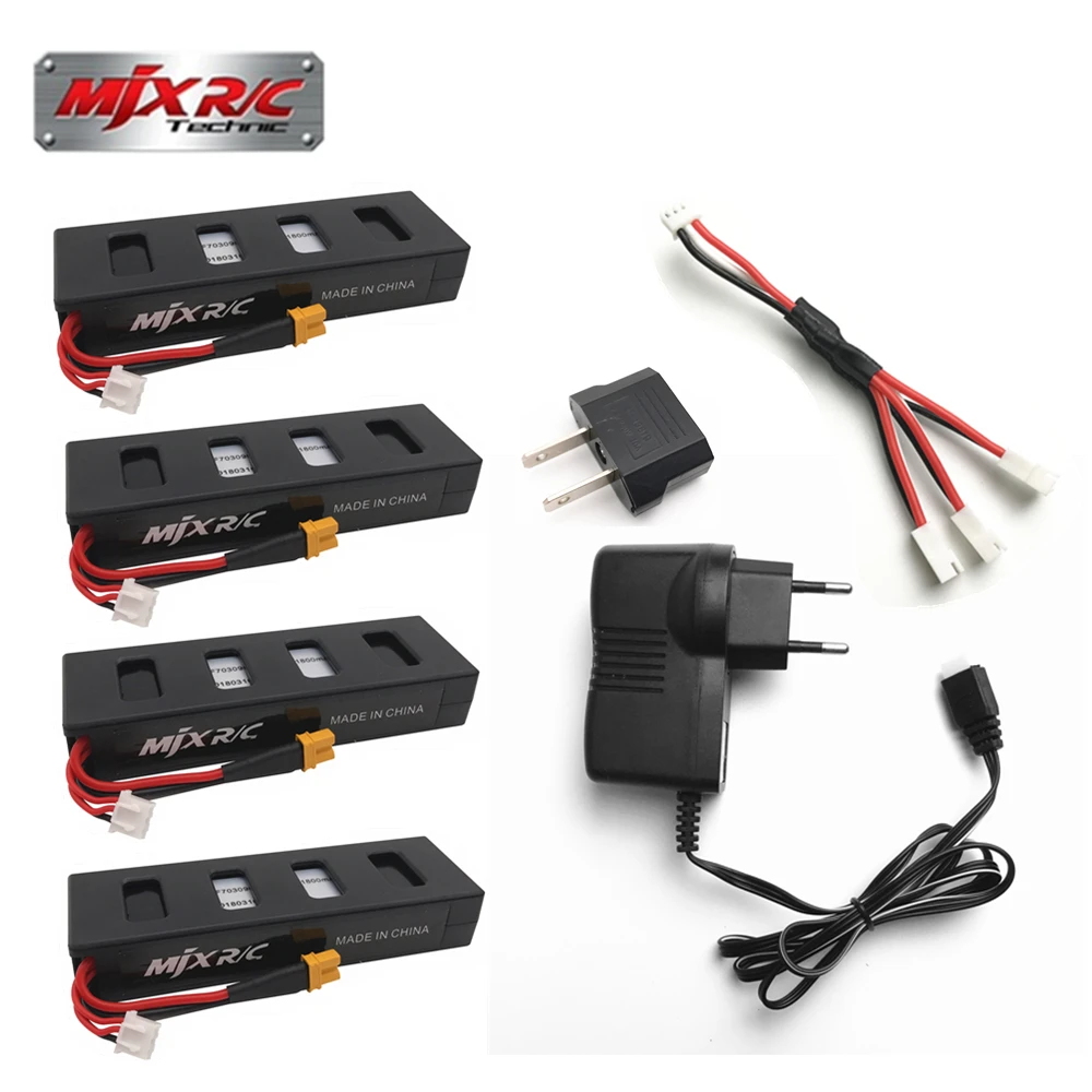 Originele Mjx Batterij 7.4V 1800Mah 25C Mjx B3 Li-Po Batterij Voor Mjx Bugs 3 Rc Quadcopter drone Onderdelen Accessoires