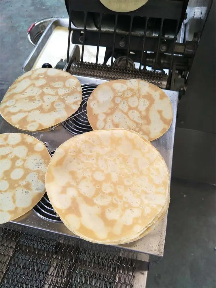 자동 토틸라 프레스 기계/스프링 롤 계란 롤 기계 만들기