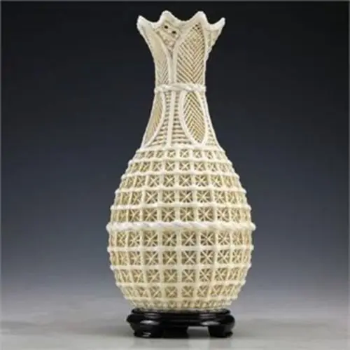 

Exquisite Vintage Chinese Dehua Handwork Porcelain Vase