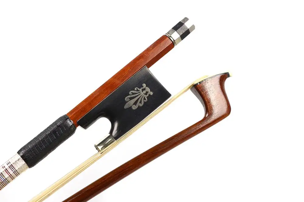 

Yinfente Advanced Violin Bow 4/4 Brazilwood Bow Stick Greet Balance Natural HorseTail Ebony frog