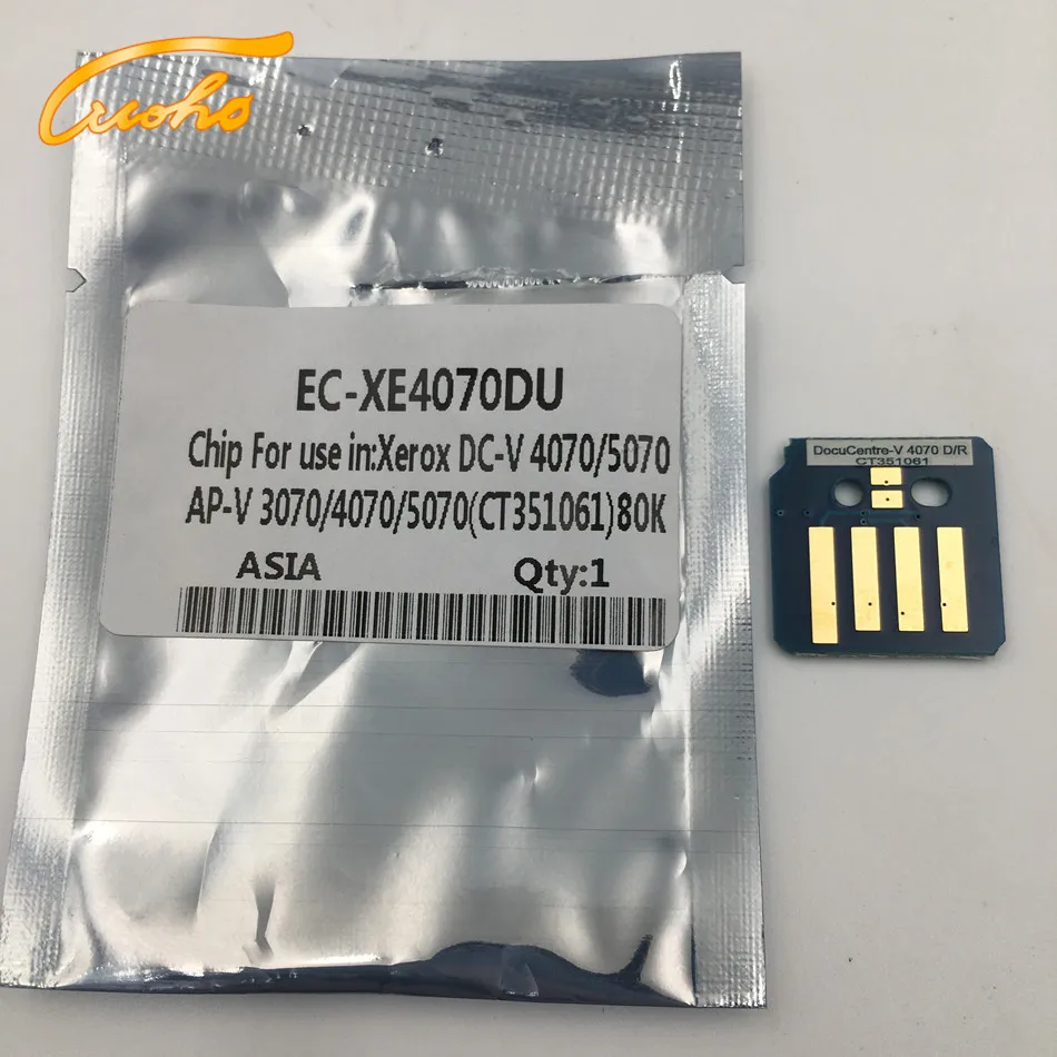 5 PCS CT351061 drum chip for Xerox DocuCentre V 4070 5070 ApeosPort - V 3070 4070 5070 drum chip / DC V4070  V5070 drum chip 80K