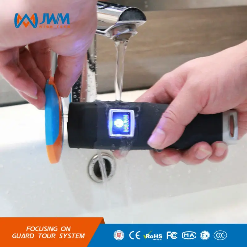 Imagem -03 - Jwm-sistema de Patrulha de Segurança Equipamento de Guarda com Tela Lcd 125khz Rfid Guarda Profissional Controle de Acesso