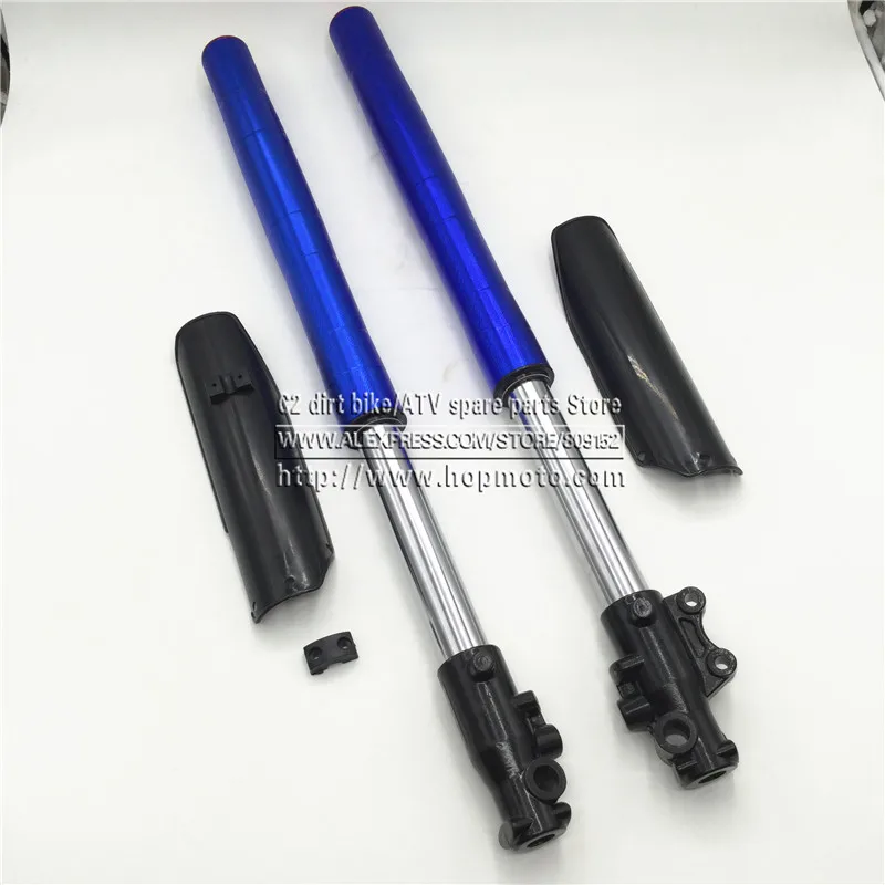 710MM Front Inverted fork shock absorption 45MM/48MM for Chinese Dirt pit bike CRF KLX with protector Cover