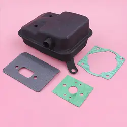 Exhaust Muffler For 40-5 430 Cylinder Carburetor Gasket Set Brush Cutter Grass Trimmer Replace Tool Part