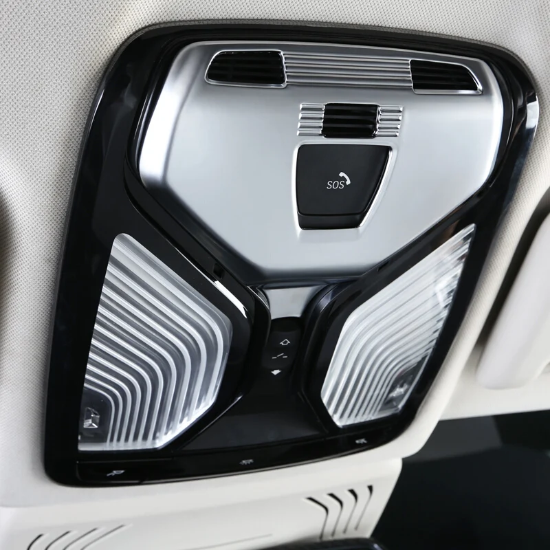 

For BMW X3 G01 X4 G02 2018 2019 Accessories ABS Plastic Chrome Car Front Reading Lampshade Panel Frame Cover Trim Sticker