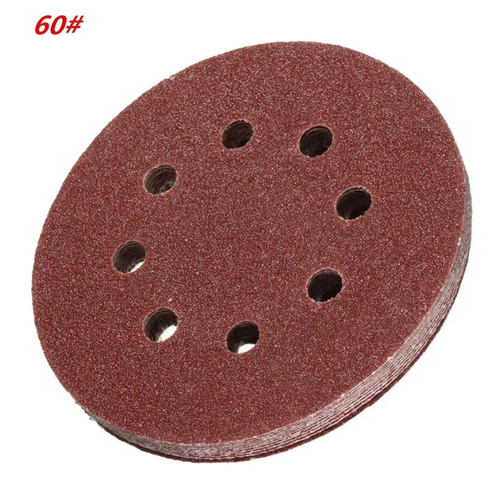 DEKO 125mm dry grinding sandpaper 60#-1000# brushed 12 sheets sandpaper 20 pieces/ lot