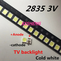 200piece/lot for repair Konka Skyworth Changhong LCD TV LED backlight SMD LEDs Ju-fei 2835 3V Cold white light emitting diode