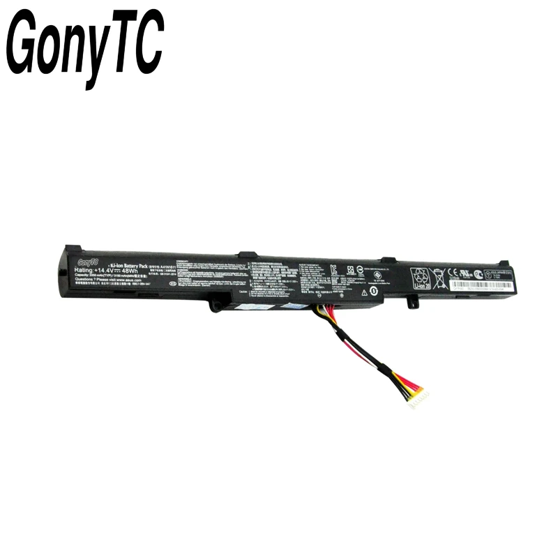 GONYTC 14.4V 48WH A41N1611 Original Laptop Battery For ASUS ROG GL553 GL553VD GL553VE GL553VW Series A41LK5H A41LP4Q