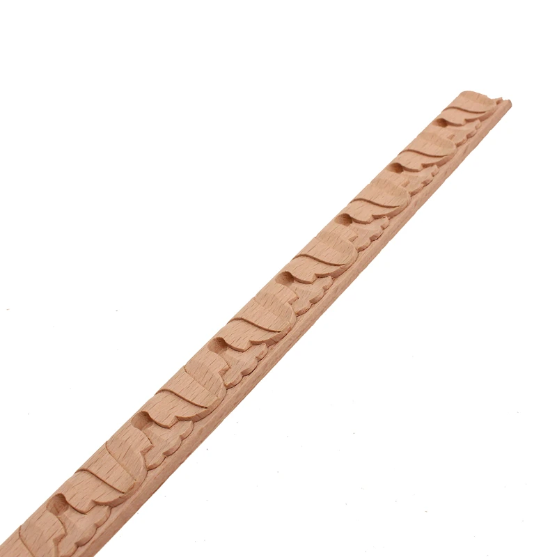 RUNBAZEF Practical Boutique Exquisite Classic Rubber Wood Carved Applique Retro Furniture Craft Vintage Home Decor Color