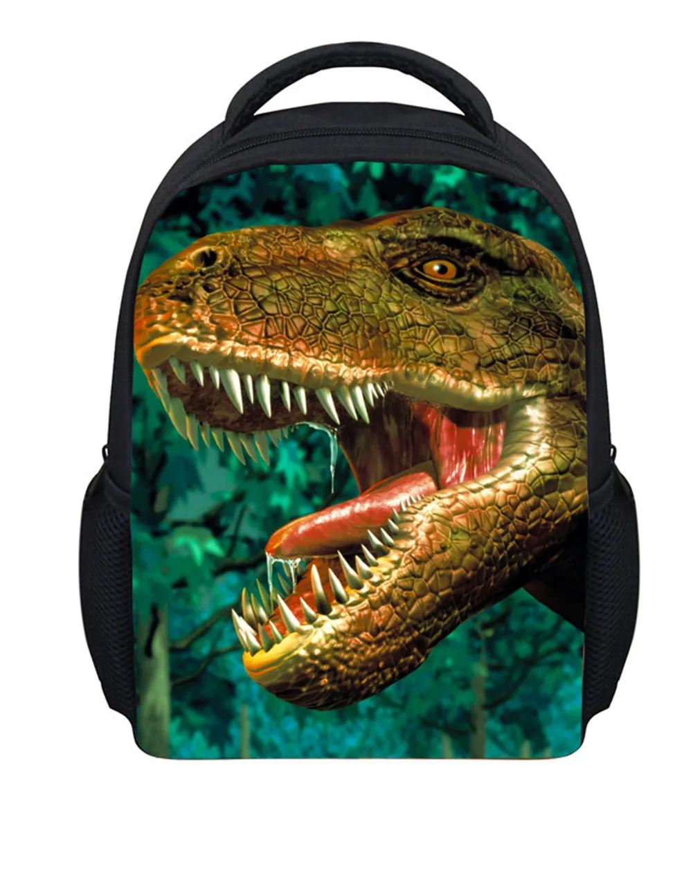 ELVISWORDS-Mochila Escolar con estampado de dinosaurio para niños y niñas, conjunto de bolsos de guardería, mochilas escolares pequeñas