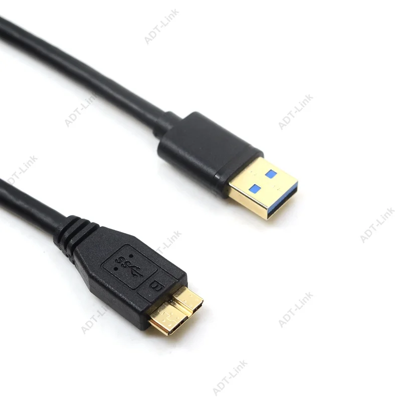 0.3M 1M 1.8M Micro B USB 3.0 Cable For WD Passport Ultra Meta Elements Seagate Backup Plus Expansion Samsung M3 Portable Toshiba