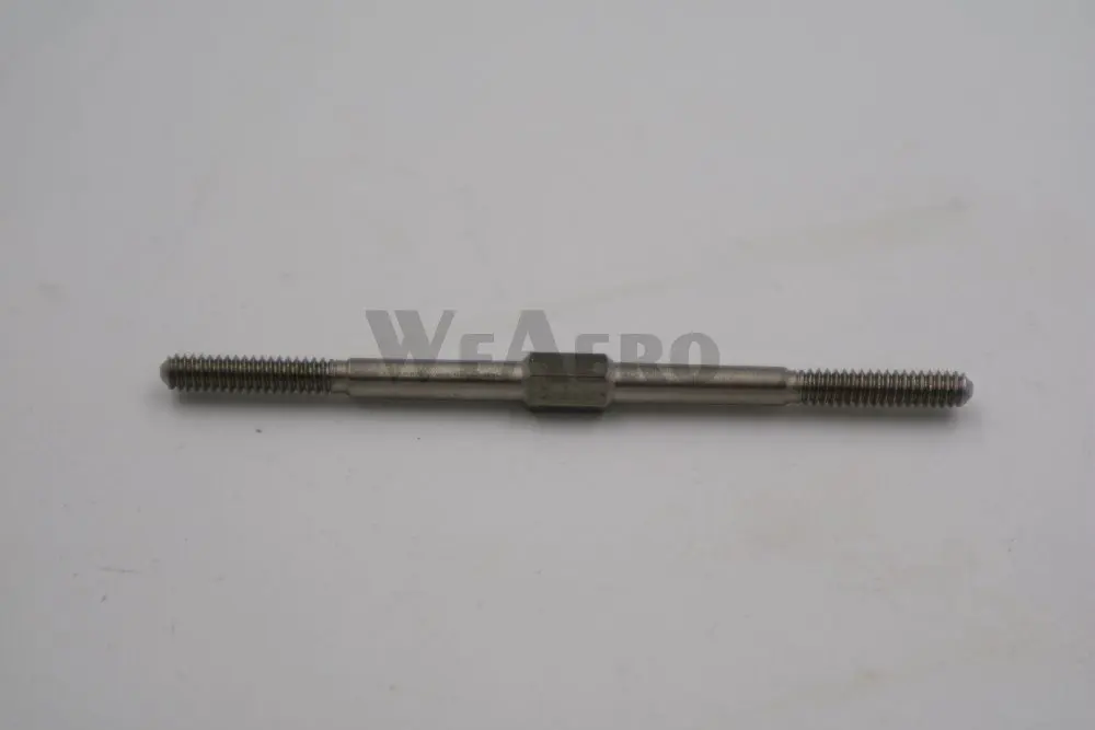 Stainless Steel Hexagon Push Rod M3*2 inch with U.S System Left & Right Teeth