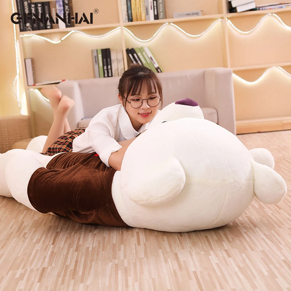 1Pc 80/100Cm Dễ Thương Yêu Con Đầm Gấu Bông Sang Trọng Đồ Chơi Đáng Động Vật Gấu Búp Bê Nhồi Bông gối Trẻ Em Nữ Món Quà Sinh Nhật