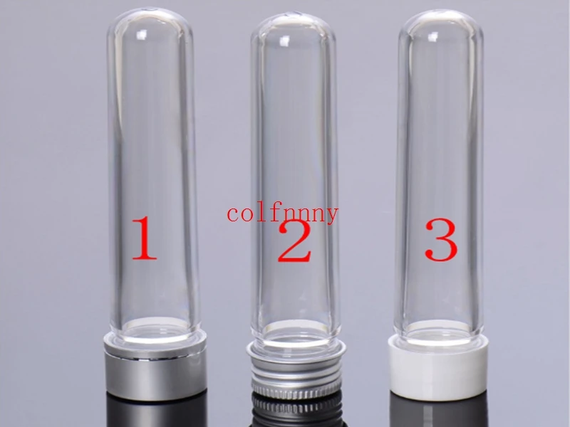 100pcs/lot Fast Shipping 25ml PET test tube bottle with Pressure sensitive piece,mask/bath salt plastic test tube