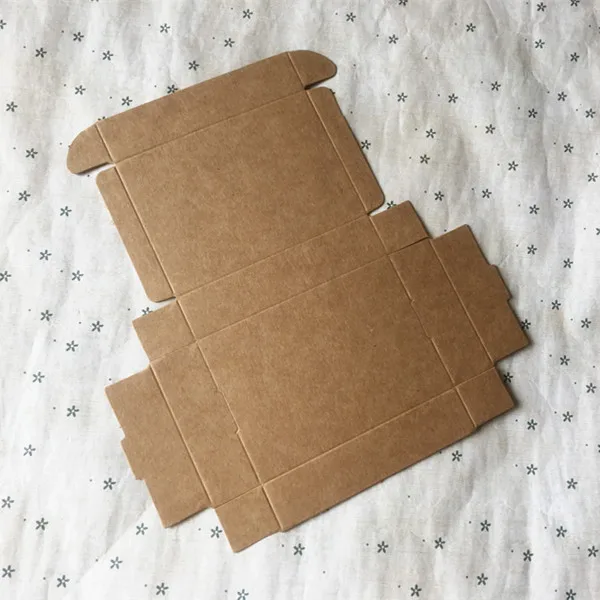 50pcs/lot-16.9*8.7*1.1cm Brown Carton Kraft Box, Kraft Packaigng Paper, Storage Boxes for Phone Soap Gift Jewelry