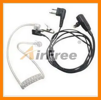 Air Acoustic tube earpiece for Motorola GP88S GP368 GP3188 GP88 GP2000 GP2000S with PTT Earphone