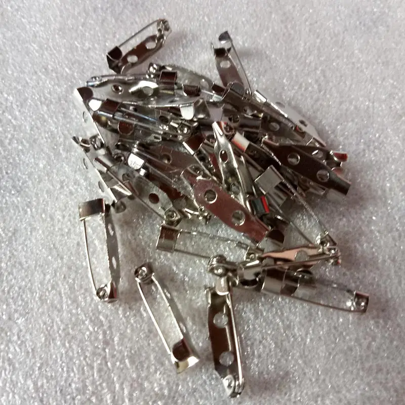 50pcs Safety Pins Brooch Base Jewelry Findings Accessory Making Diy Jewelry Accessories Clothing Supplies