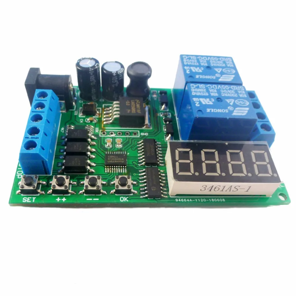 DC 5-24V Multifunction AC DC Motor Reversible Controller Driver Board For Toy PLC Car Garage Door