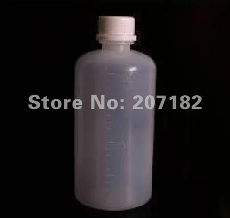 (100sets/lot) 200ml PE translucent round bottle with scale,packing bottle,plastic bottle,liquid bottle