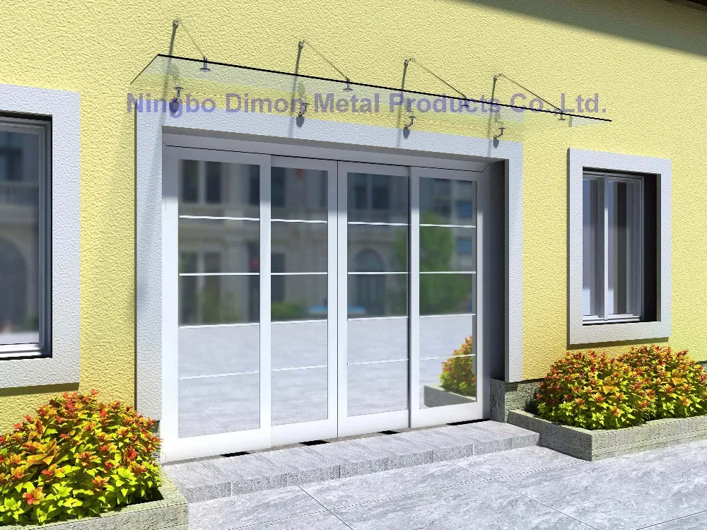 Dimon Customized High Quality SUS304 Glass Canopy / Door Awning Bracket DM-YP 002-4