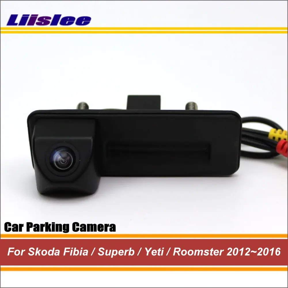 

For Skoda Fibia/Superb/Yeti/Roomster 2012-2016 Auto Back Door Trunk Handle Reverse Camera Integrated HD CCD 1/3 Night Vision CAM