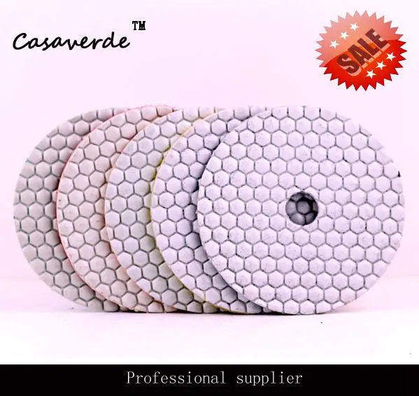 DC-AWHPP03 5 inch 125mm diamond dry polishing pads granite diamond dry polishing pads,dry polishing pads 5