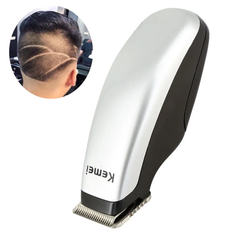 kemei hair clipper hair trimmer cutter electric hair cutting machine haircut battery beard trimmer for men and children