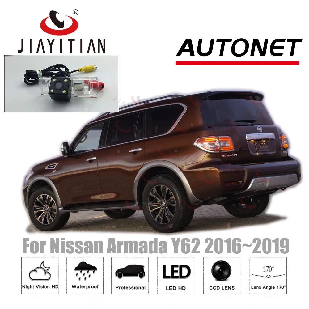 

JiaYiTian rear view camera For Nissan Armada Y62 Patrol 2016 2017 2018 2019 CCD/Night Vision/Backup Camera license plate camera