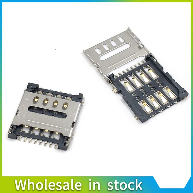 Kind Smart Uhr GPS Navigation Micro SIM Flip Bar 8PIN Karte Buchse Stecker Patch Typ LCN Slot Tray Halter Adapter motherboard