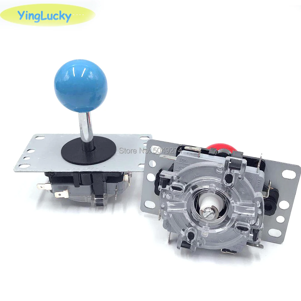 New Arrival Arcade joystick DIY Joystick Red Ball 4/8 Way Joystick Fighting Stick Parts for Game Arcade Hot Promotion