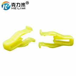 KE LI MI 30  Auto Instrument U-type snaps Car audio CD DVD navigation panel buckle center console dashboard yellow plastic clip