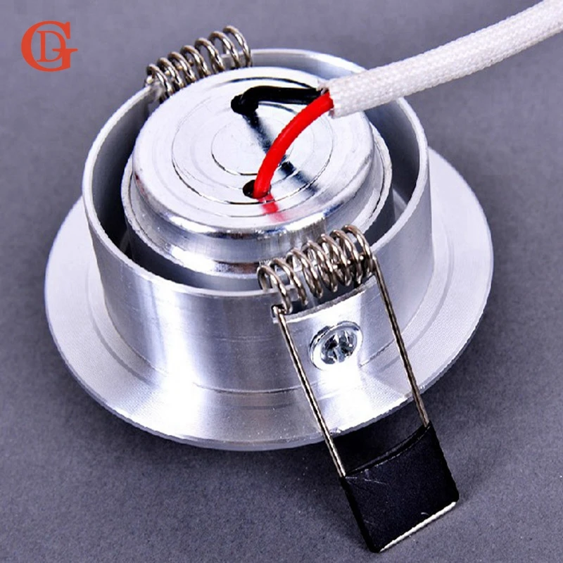 1W LED Recessed Downlight  110V 220V Dimmable LED Ceiling Fixture Interior Home Living Room LED Spot Downlight 3w Spot LED bulbs