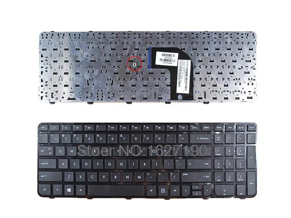 

US Keyboard For HP G6-2000 GLOSSY FRAME BLACK For Win8 New Laptop Keyboards With